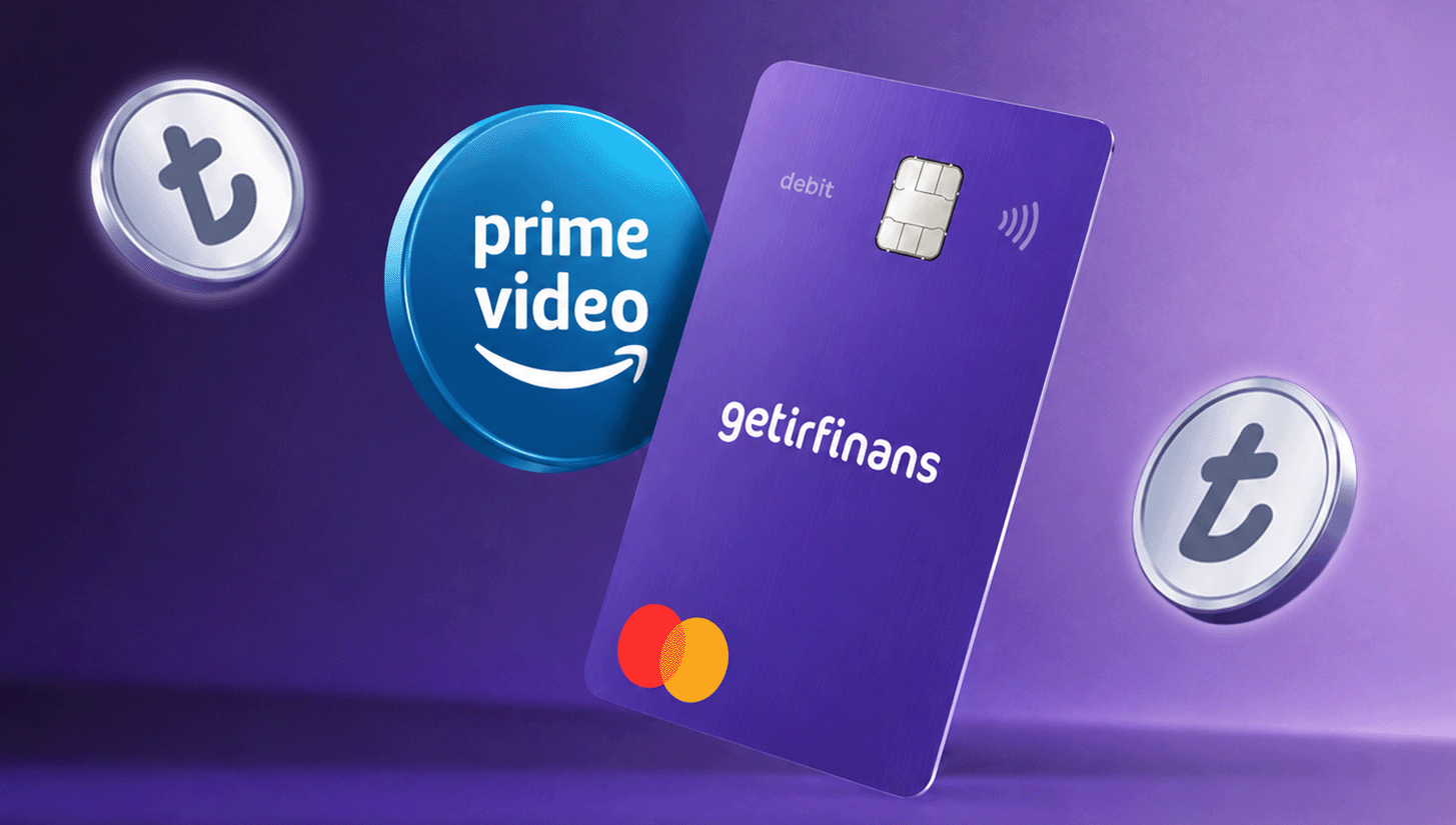 hesap kartınla amazon prime harcamana %20 anında nakit iade