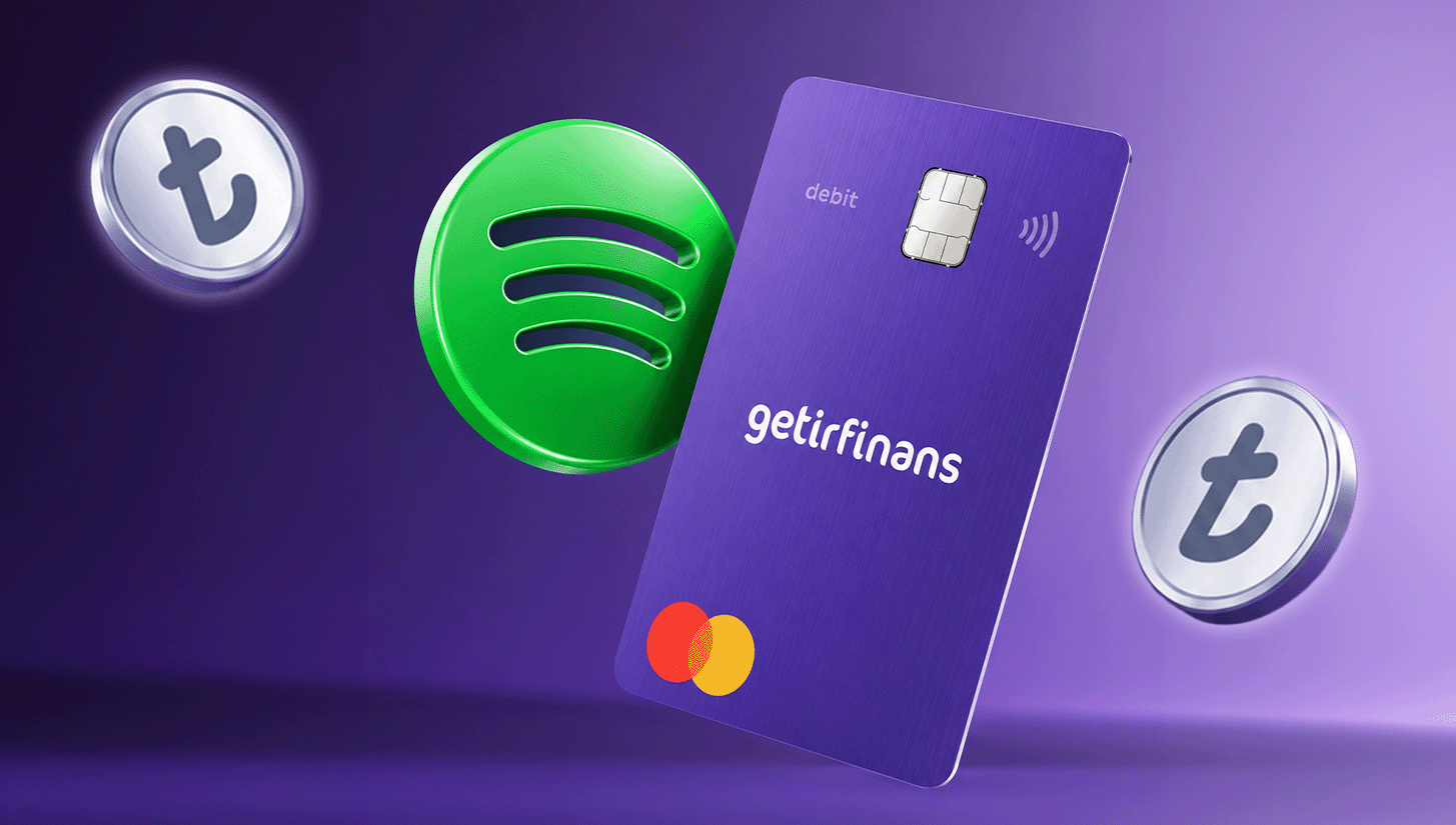hesap kartınla spotify harcamana %20 anında nakit iade