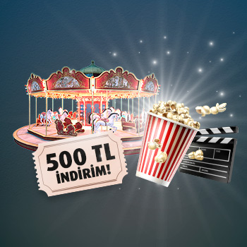 Platinum Plus ek kart ile kültür sanat alışverişlerinize 500 TL indirim!