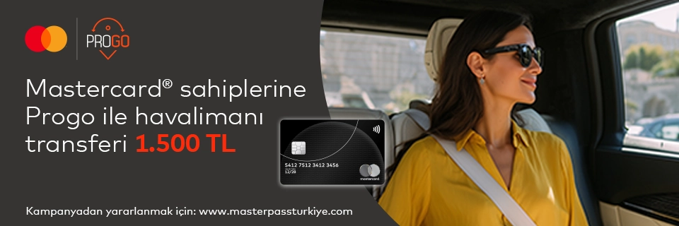 Anadolubank Mastercard® Sahiplerine Progo ile İstanbul Havalimanı ve Sabiha Gökçen Havalimanı Transferi 1.500 TL