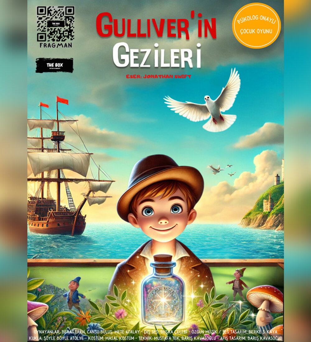 Akm Sahne Kızılay'da Gerçekleşecek Olan Gulliver'in Gezileri Etkinliği Biletlerinde %20 Daha Az Öde
