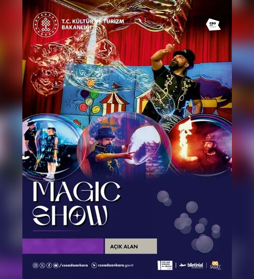 Magic Show Etkinliği Biletlerinde %20 İndirim