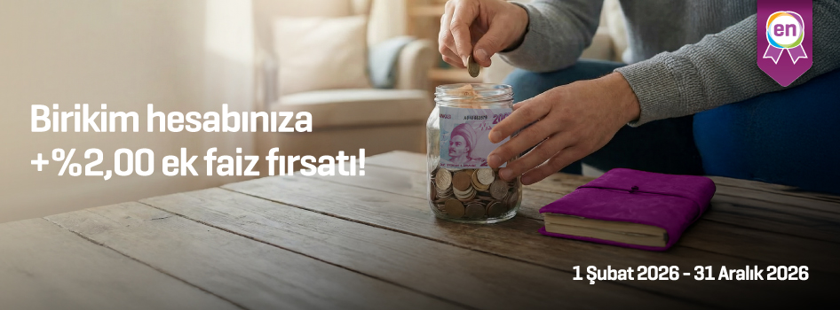 Birikim Hesabınıza Ek %2 Faiz Fırsatı!