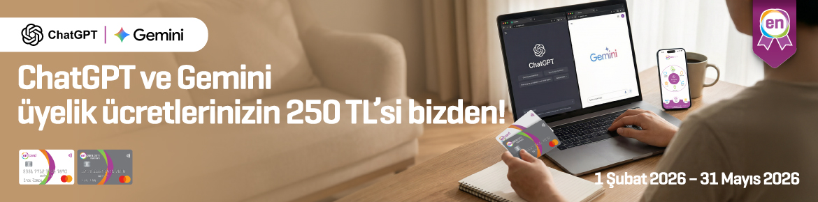 ChatGPT ve Gemini üyelik ücretlerinizin 250 TL’si bizden!