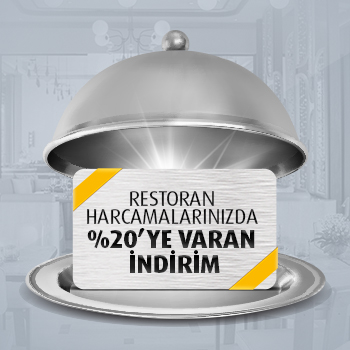 Restoran Harcamalarında %20'ye Varan Ekstre İndirimi